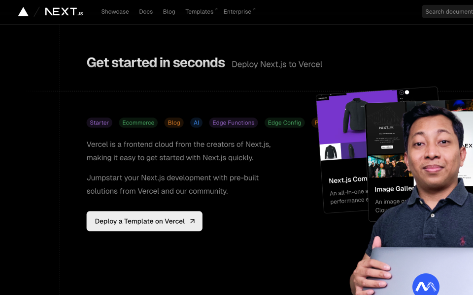 Kelas Belajar Pake Next JS, Bikin Website Jadi Modern! di BuildWithAngga
